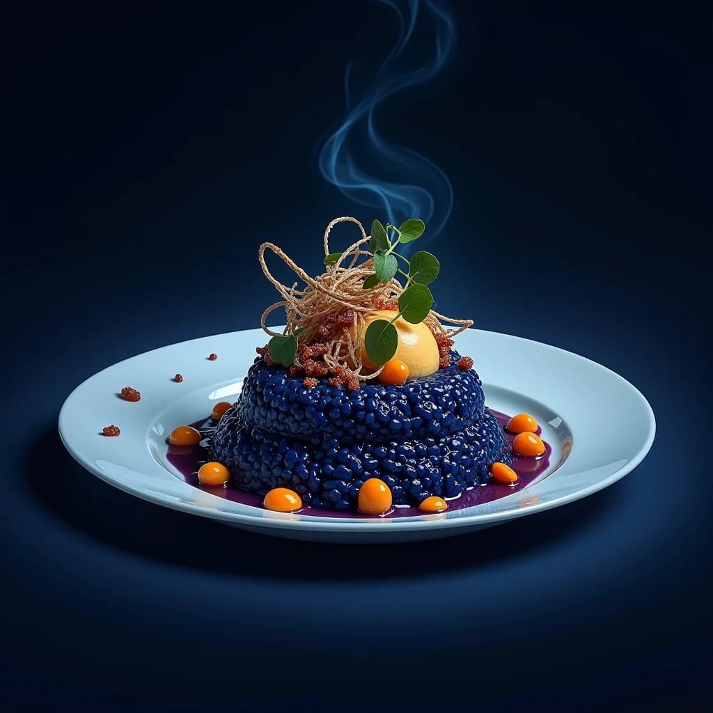 Cobalt Ink Risotto